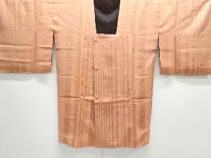 未使用品　斜め縞模様リバーシブル道行コート